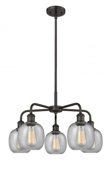 Belfast - 5 Light - 24 inch - Oil Rubbed Bronze - Chandelier (3442|516-5CR-OB-G104)