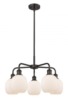 Belfast - 5 Light - 24 inch - Oil Rubbed Bronze - Chandelier (3442|516-5CR-OB-G101)