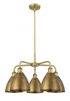 Bristol - 5 Light - 26 inch - Brushed Brass - Chandelier (3442|516-5CR-BB-MBD-75-BB)