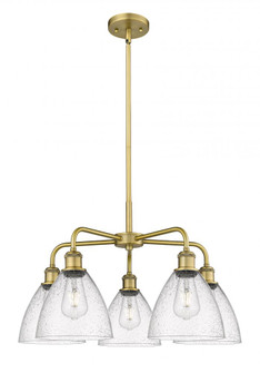 Bristol - 5 Light - 26 inch - Brushed Brass - Chandelier (3442|516-5CR-BB-GBD-754)