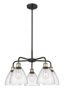 Bristol - 5 Light - 26 inch - Black Antique Brass - Chandelier (3442|516-5CR-BAB-GBD-754)