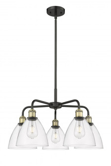 Bristol - 5 Light - 26 inch - Black Antique Brass - Chandelier (3442|516-5CR-BAB-GBD-752)