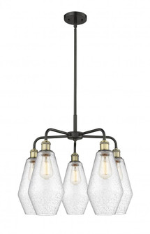 Cindyrella - 5 Light - 25 inch - Black Antique Brass - Chandelier (3442|516-5CR-BAB-G654-7)