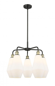 Cindyrella - 5 Light - 25 inch - Black Antique Brass - Chandelier (3442|516-5CR-BAB-G651-7)