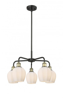Norfolk - 5 Light - 24 inch - Black Antique Brass - Chandelier (3442|516-5CR-BAB-G461-6)