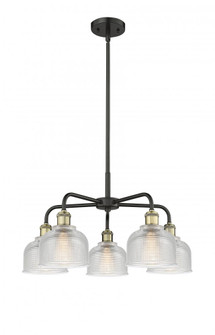 Dayton - 5 Light - 24 inch - Black Antique Brass - Chandelier (3442|516-5CR-BAB-G412)