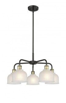 Dayton - 5 Light - 24 inch - Black Antique Brass - Chandelier (3442|516-5CR-BAB-G411)