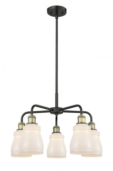 Ellery - 5 Light - 23 inch - Black Antique Brass - Chandelier (3442|516-5CR-BAB-G391)