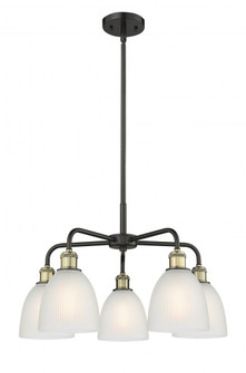 Castile - 5 Light - 24 inch - Black Antique Brass - Chandelier (3442|516-5CR-BAB-G381)