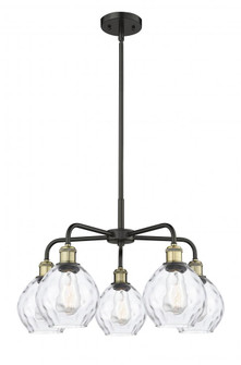 Waverly - 5 Light - 24 inch - Black Antique Brass - Chandelier (3442|516-5CR-BAB-G362)