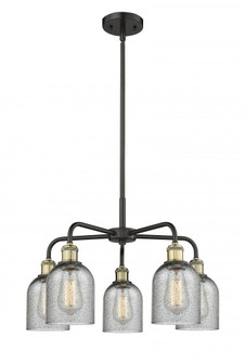 Caledonia - 5 Light - 23 inch - Black Antique Brass - Chandelier (3442|516-5CR-BAB-G257)