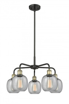 Belfast - 5 Light - 24 inch - Black Antique Brass - Chandelier (3442|516-5CR-BAB-G104)