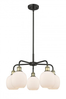 Belfast - 5 Light - 24 inch - Black Antique Brass - Chandelier (3442|516-5CR-BAB-G101)