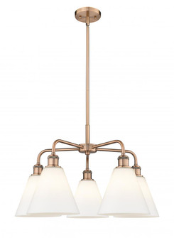Berkshire - 5 Light - 26 inch - Antique Copper - Chandelier (3442|516-5CR-AC-GBC-81)