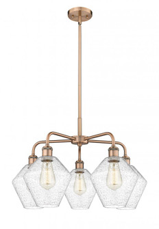 Cindyrella - 5 Light - 26 inch - Antique Copper - Chandelier (3442|516-5CR-AC-G654-8)