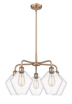 Cindyrella - 5 Light - 26 inch - Antique Copper - Chandelier (3442|516-5CR-AC-G652-8)