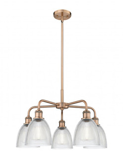 Castile - 5 Light - 24 inch - Antique Copper - Chandelier (3442|516-5CR-AC-G382)