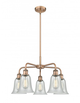 Hanover - 5 Light - 24 inch - Antique Copper - Chandelier (3442|516-5CR-AC-G2812)