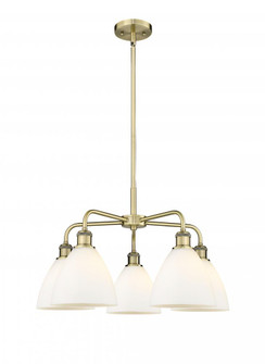 Bristol - 5 Light - 26 inch - Antique Brass - Chandelier (3442|516-5CR-AB-GBD-751)
