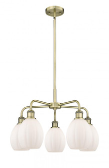 Eaton - 5 Light - 24 inch - Antique Brass - Chandelier (3442|516-5CR-AB-G81)