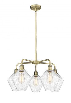 Cindyrella - 5 Light - 26 inch - Antique Brass - Chandelier (3442|516-5CR-AB-G654-8)