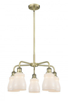 Ellery - 5 Light - 23 inch - Antique Brass - Chandelier (3442|516-5CR-AB-G391)