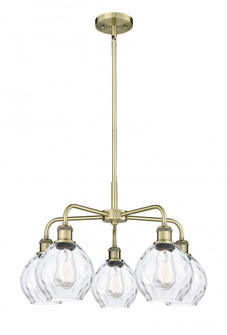 Waverly - 5 Light - 24 inch - Antique Brass - Chandelier (3442|516-5CR-AB-G362)