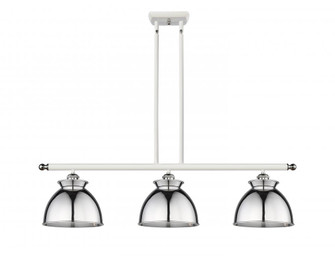 Adirondack - 3 Light - 36 inch - White Polished Chrome - Multi Pendant (3442|516-3I-WPC-M14-PC)