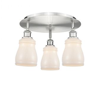 Ellery - 3 Light - 17 inch - Satin Nickel - Semi-Flush Mount (3442|516-3C-SN-G391)