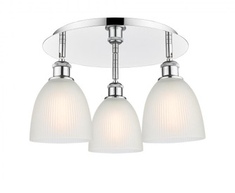 Castile - 3 Light - 18 inch - Polished Chrome - Semi-Flush Mount (3442|516-3C-PC-G381)