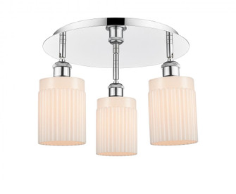 Hadley - 3 Light - 16 inch - Polished Chrome - Semi-Flush Mount (3442|516-3C-PC-G341)