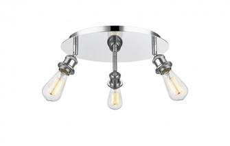 Ballston - 3 Light - 12 inch - Polished Chrome - Semi-Flush Mount (3442|516-3C-PC)