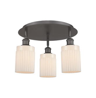 Hadley - 3 Light - 16 inch - Oil Rubbed Bronze - Semi-Flush Mount (3442|516-3C-OB-G341)