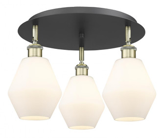 Cindyrella - 3 Light - 18 inch - Black Antique Brass - Semi-Flush Mount (3442|516-3C-BAB-G651-6)