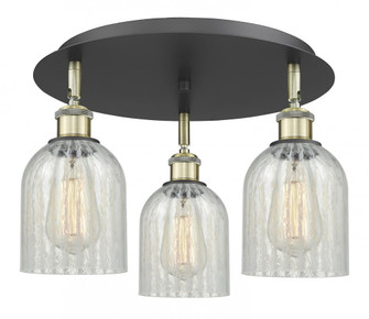 Caledonia - 3 Light - 17 inch - Black Antique Brass - Semi-Flush Mount (3442|516-3C-BAB-G2511)