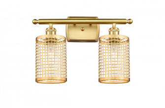 Nestbrook - 2 Light - 15 inch - Satin Gold - Bath Vanity Light (3442|516-2W-SG-M18-SG)