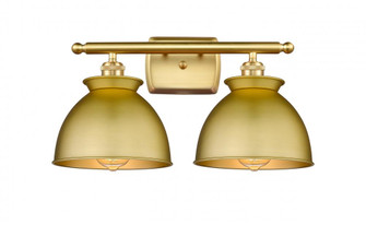Adirondack - 2 Light - 18 inch - Satin Gold - Bath Vanity Light (3442|516-2W-SG-M14-SG)
