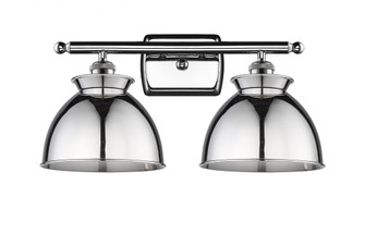 Adirondack - 2 Light - 18 inch - Polished Chrome - Bath Vanity Light (3442|516-2W-PC-M14-PC)