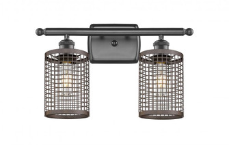 Nestbrook - 2 Light - 15 inch - Oil Rubbed Bronze - Bath Vanity Light (3442|516-2W-OB-M18-OB)