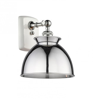 Adirondack - 1 Light - 8 inch - White Polished Chrome - Sconce (3442|516-1W-WPC-M14-PC)