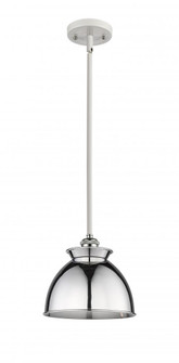 Adirondack - 1 Light - 8 inch - White Polished Chrome - Mini Pendant (3442|516-1S-WPC-M14-PC)