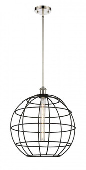Lake Placid - 1 Light - 16 inch - Polished Nickel - Mini Pendant (3442|516-1S-PN-CE-16-BK)