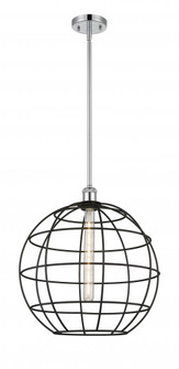 Lake Placid - 1 Light - 16 inch - Polished Chrome - Mini Pendant (3442|516-1S-PC-CE-16-BK)