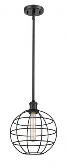 Lake Placid - 1 Light - 10 inch - Matte Black - Mini Pendant (3442|516-1S-BK-CE-10-BK)