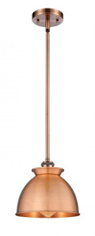Adirondack - 1 Light - 8 inch - Antique Copper - Mini Pendant (3442|516-1S-AC-M14-AC)