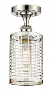 Nestbrook - 1 Light - 5 inch - Polished Nickel - Semi-Flush Mount (3442|516-1C-PN-M18-PN)