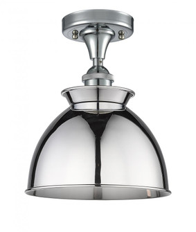 Adirondack - 1 Light - 8 inch - Polished Chrome - Semi-Flush Mount (3442|516-1C-PC-M14-PC)