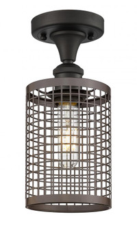 Nestbrook - 1 Light - 5 inch - Oil Rubbed Bronze - Semi-Flush Mount (3442|516-1C-OB-M18-OB)