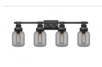 Somers - 4 Light - 33 inch - Weathered Zinc - Bath Vanity Light (3442|472-4W-WZ-G472-6SM)