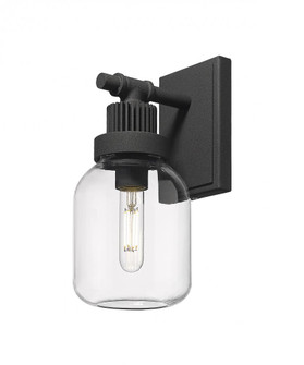 Somers - 1 Light - 5 inch - Textured Black - Sconce (3442|472-1W-TBK-G472-6CL)